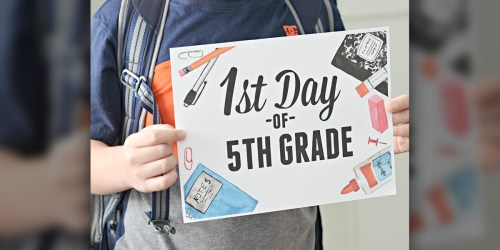 FREE First Day of School Signs for Every Grade – Print Now!