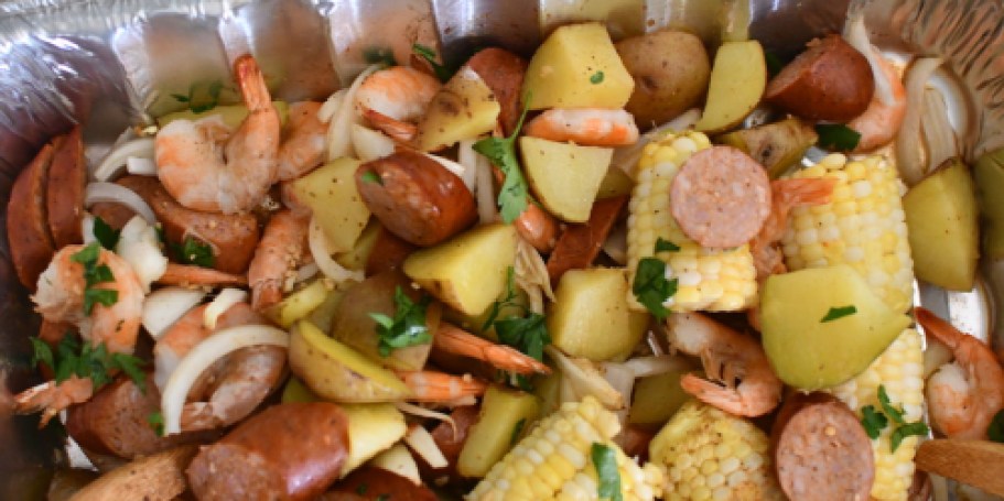 Your New Favorite No-Mess Shrimp Boil (Great for Camping!)