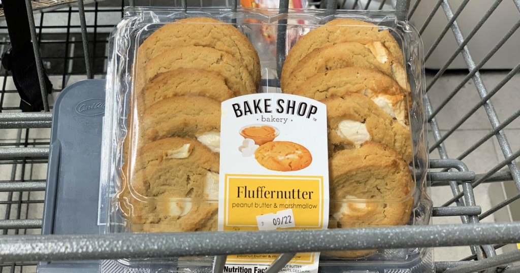 Bake Shop Shop Fluffernutter Cookies in ALDI shopping cart