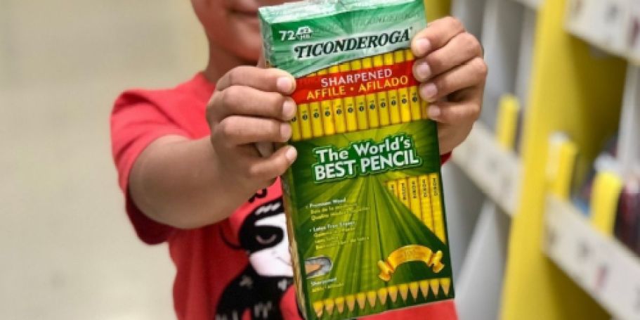 Ticonderoga Pencils 72-Count Just $4.99 Shipped (Reg. $14)
