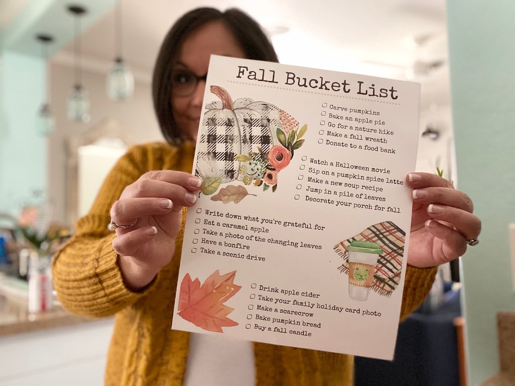 fall bucket list 