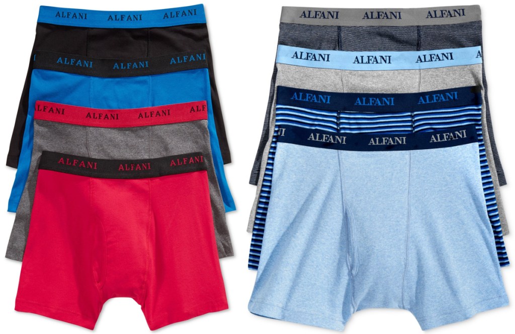 alfani mens colorful boxer briefs