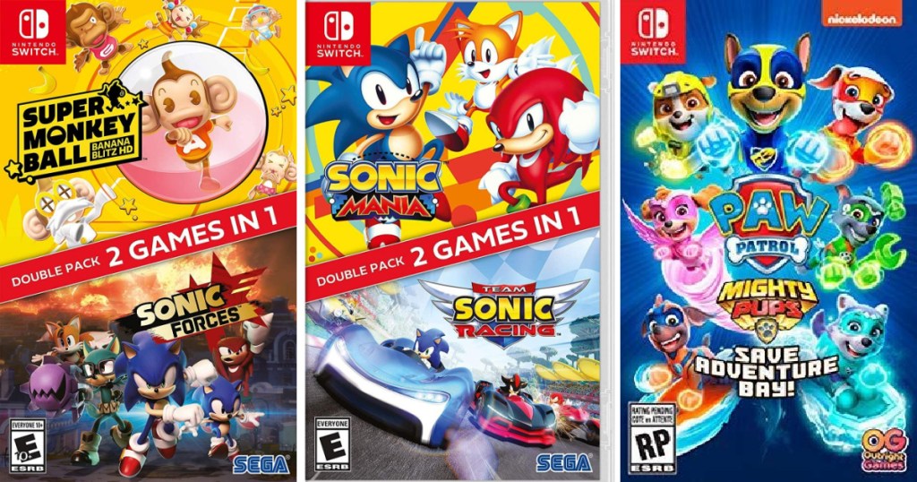 3 Nintendo Switch Video Games