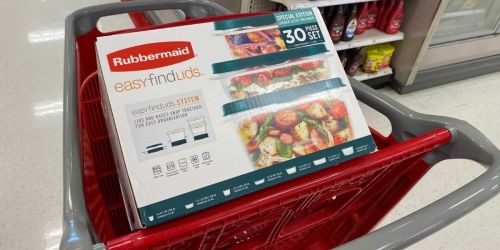 Rubbermaid 30-Piece Storage Set Only $7.99 at Target (Regularly $42) | Black Friday Deal