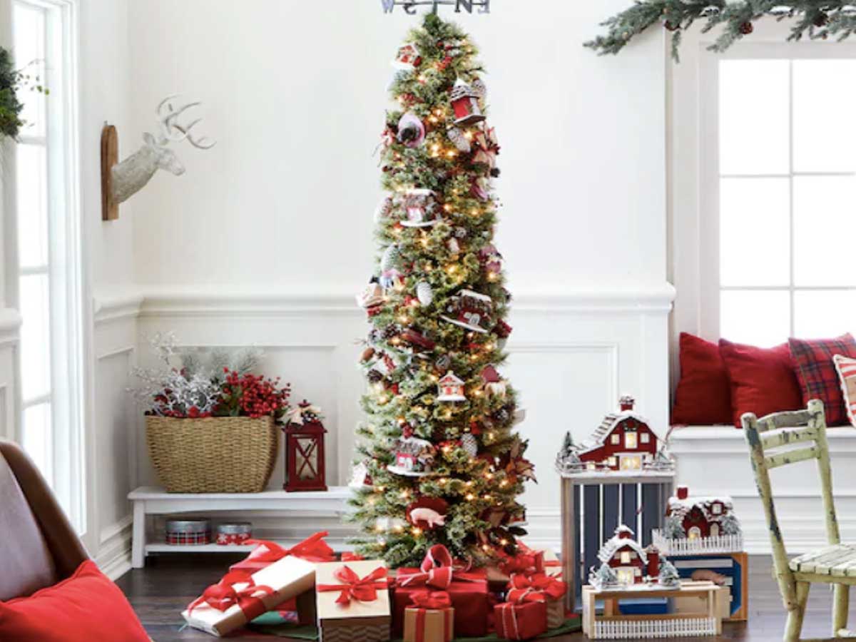 7 ft christmas tree set up