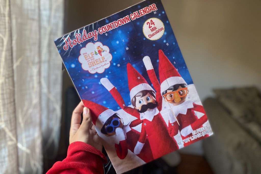 elf on the shelf advents calendar