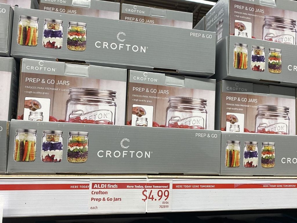 Crofton prep and go jars on store shelf