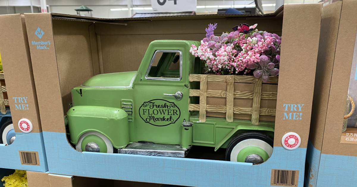 vintage style Spring truck in package on display