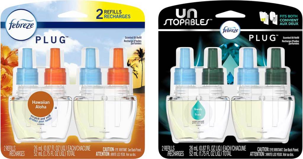 2 packs of air freshener oil refills