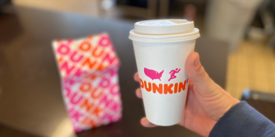 HURRY! Free ANY Size Dunkin’ Hot or Iced Coffee – No Purchase Necessary!