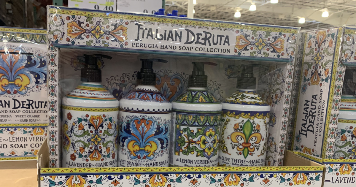 four-pack of Italian Hand Soap