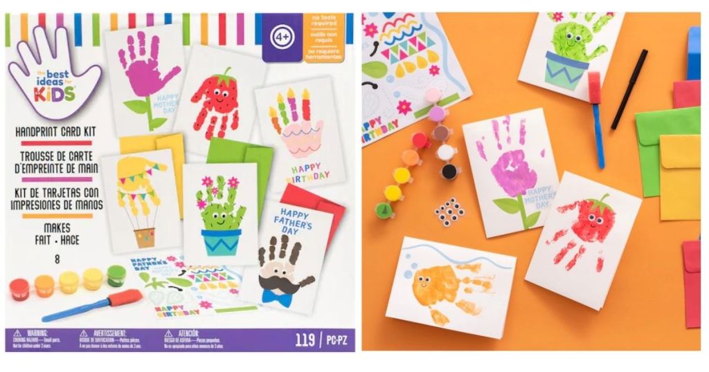 American Crafts HAndprint Greeting Cards Kit