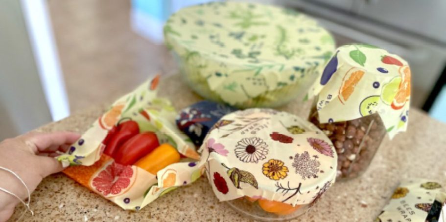 Reusable Bees Wraps 3-Pack Just $14 Shipped for Prime Members (Swap Out Your Plastic Wrap!)