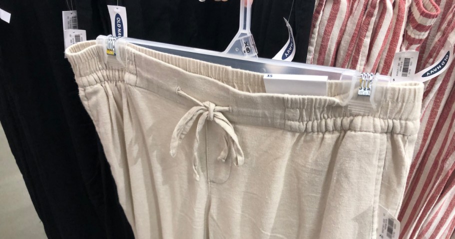 Today ONLY: Up to 60% Off Old Navy Linen-Blend Pants