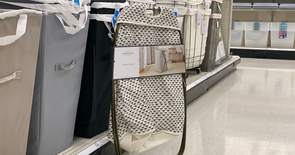 Threshold X-Frame Laundry Hamper in store