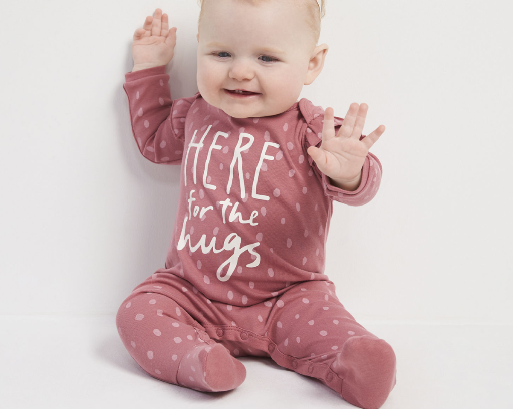 baby in pajamas