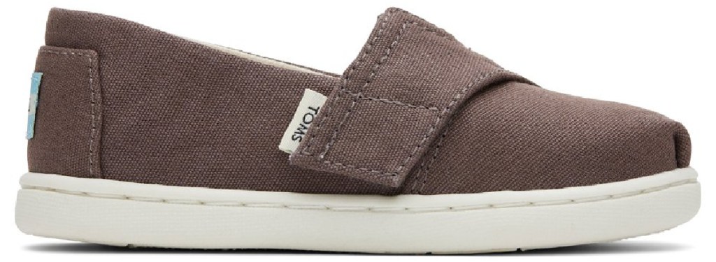 purple kids TOMS shoes