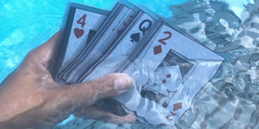 Waterproof Playing Cards Just $5.99 on Amazon (Great for Pool Days & Vacation)