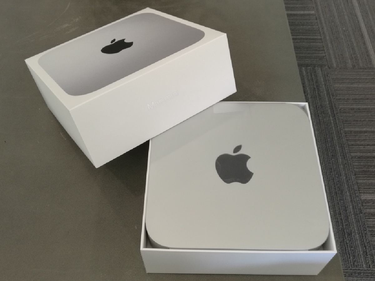 Apple Mac Mini in boxes 