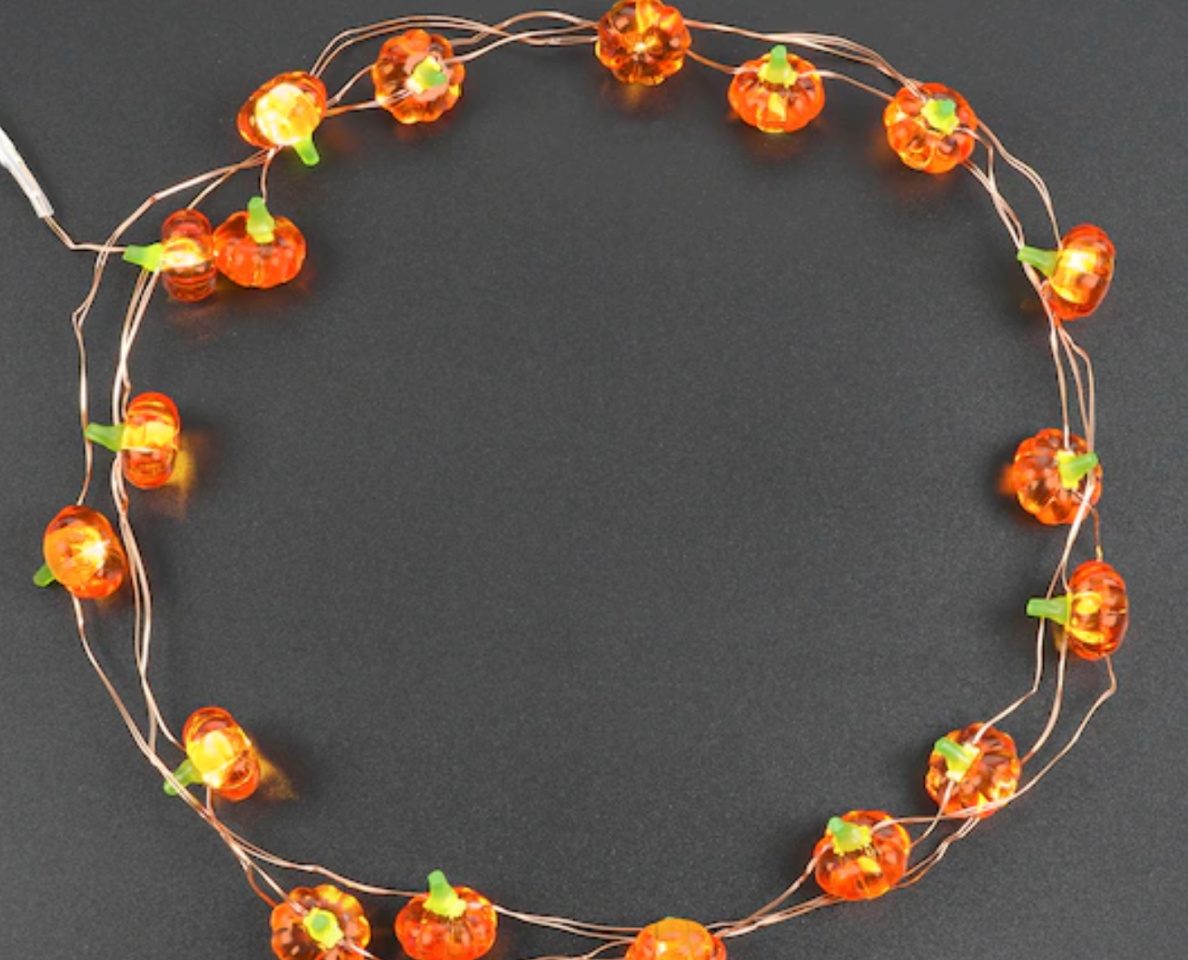 pumpkin string lights