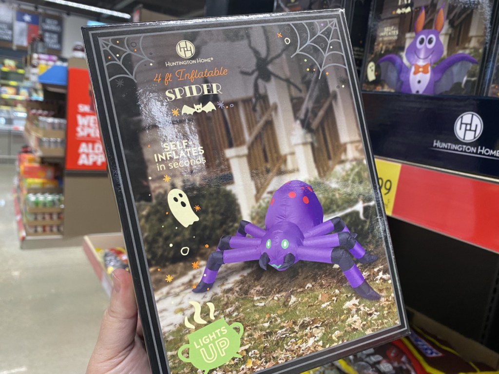Huntington Home Spider 4&prime; Light-Up Inflatable