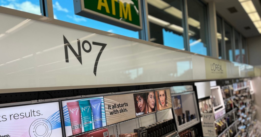 cosmetics display