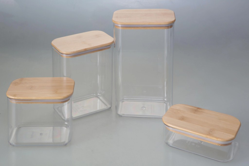 bamboo canisters w: lid