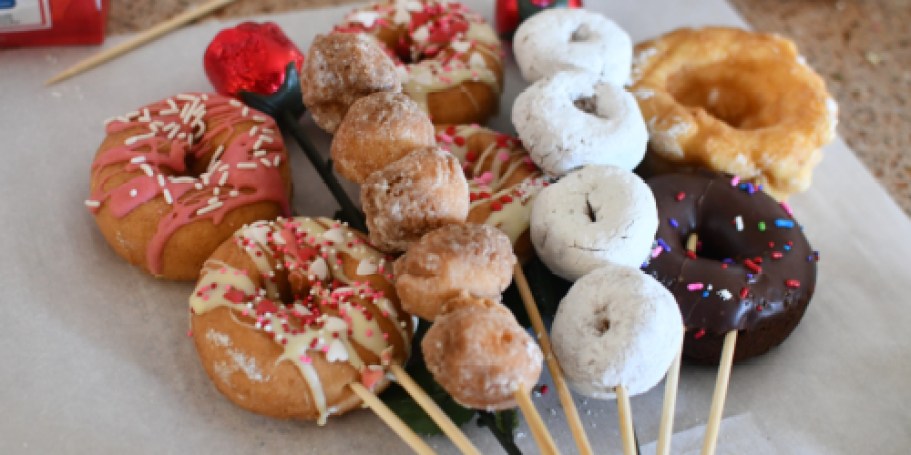 Why Buy Flowers When You Can Make a Donut Bouquet for Valentine’s Day?