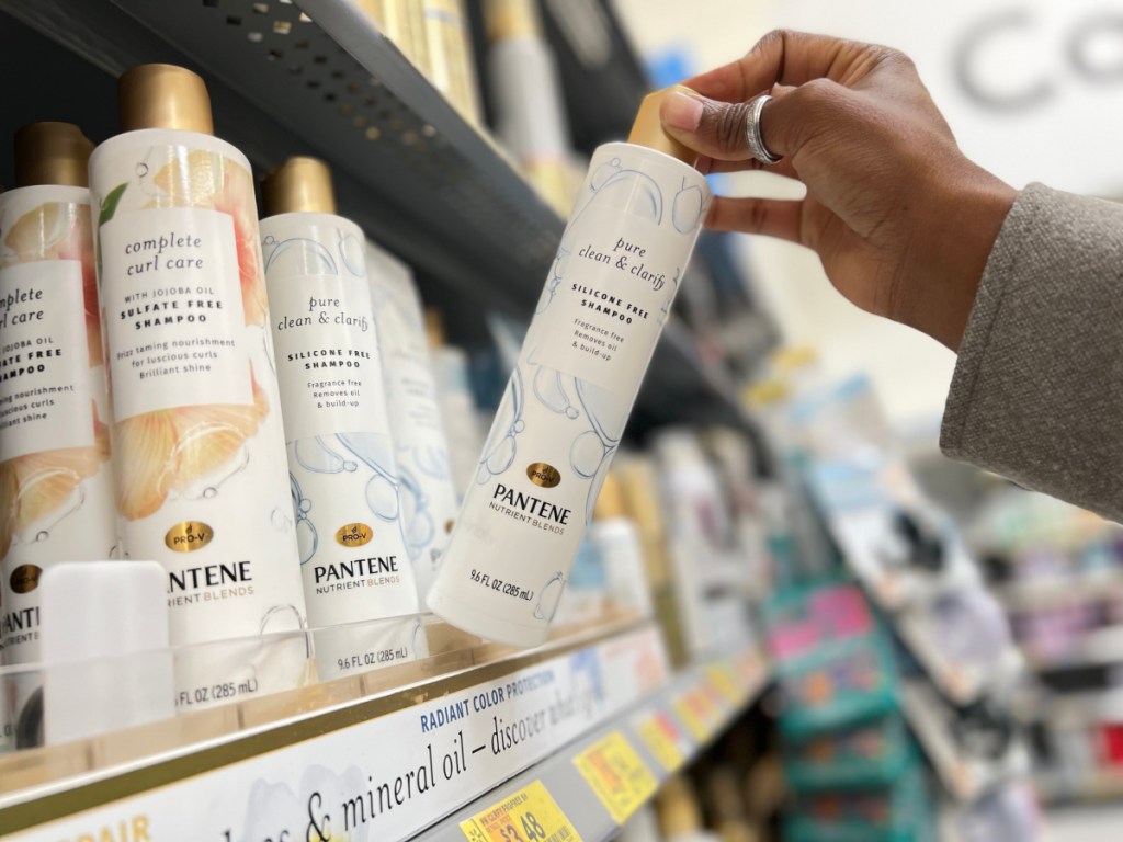 shampoo and conditioner in store