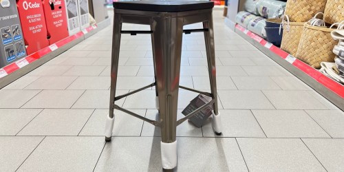 Industrial Metal 24″ Bar Stool Only $29.99 at ALDI