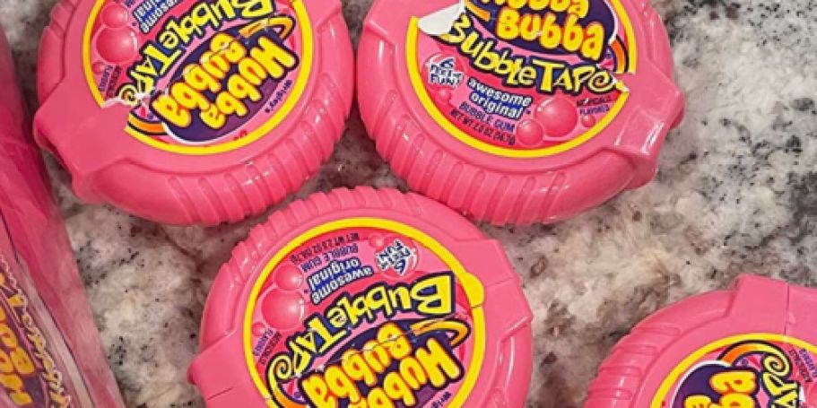 Hubba Bubba Gum Tape 6-Pack Only $5 Shipped on Amazon – Cheap Stocking Stuffer!