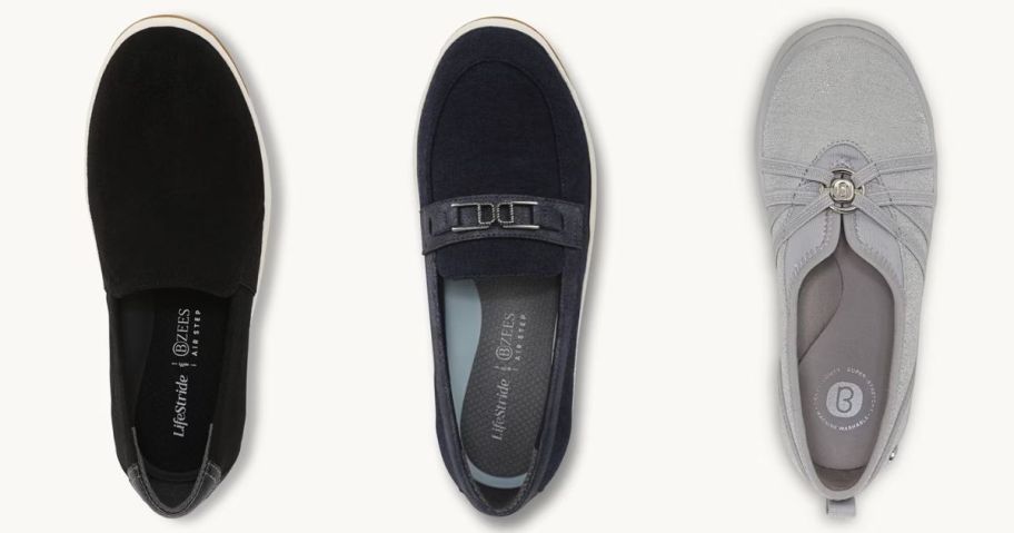 three lifestride shoes