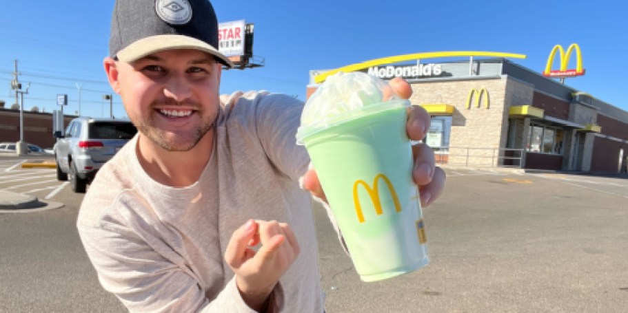 McDonald’s Shamrock Shake and McFlurry Are Back for a Limited Time