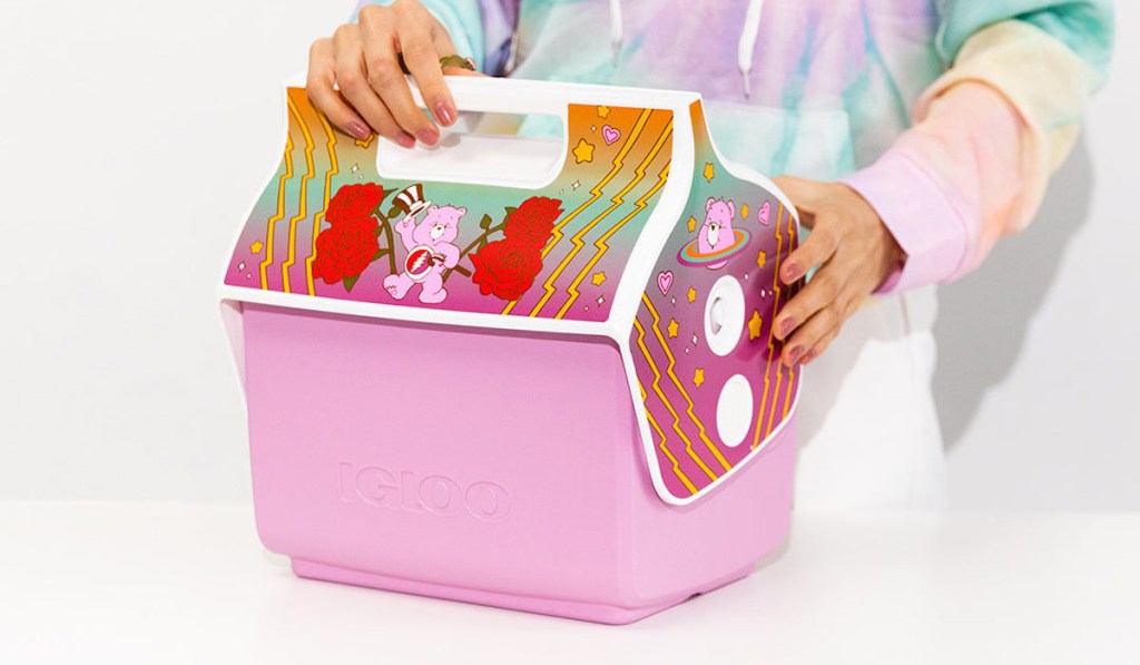 pink carebear cooler