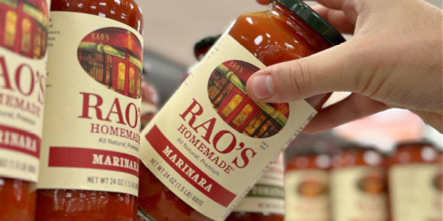 Two Rao’s Marinara Sauce Jars Just $2.25 Each at Walgreens