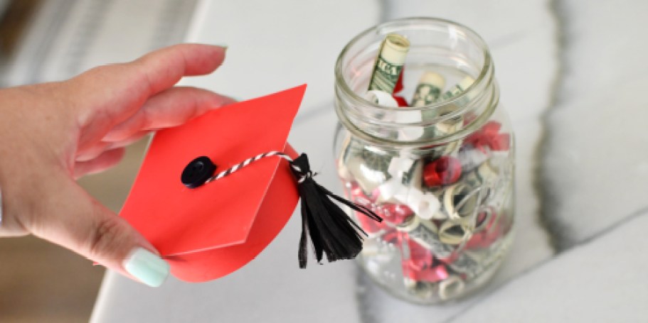Make This Graduation Mason Jar for Your 2026 Graduate!