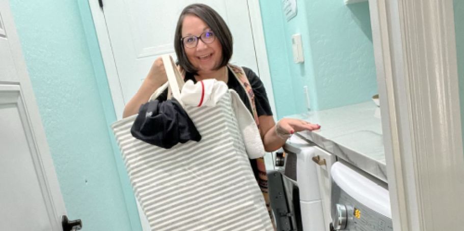 The BEST Collapsible Laundry Hamper: Only $6 Each on Amazon