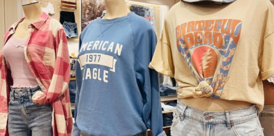 American Eagle Clearance | Women’s & Men’s Styles from $5.99