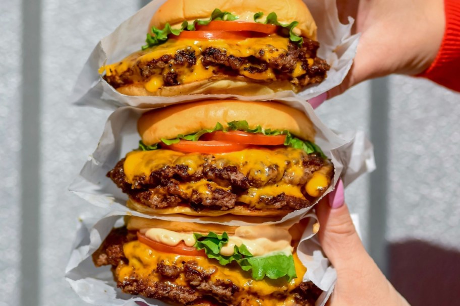 ShackBurgers in packaging