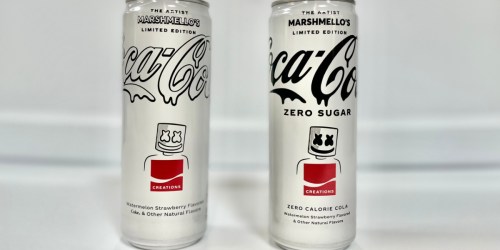 NEW Limited Edition Marshmello x Coca-Cola Is a Summery Combo of Strawberry & Watermelon Flavors