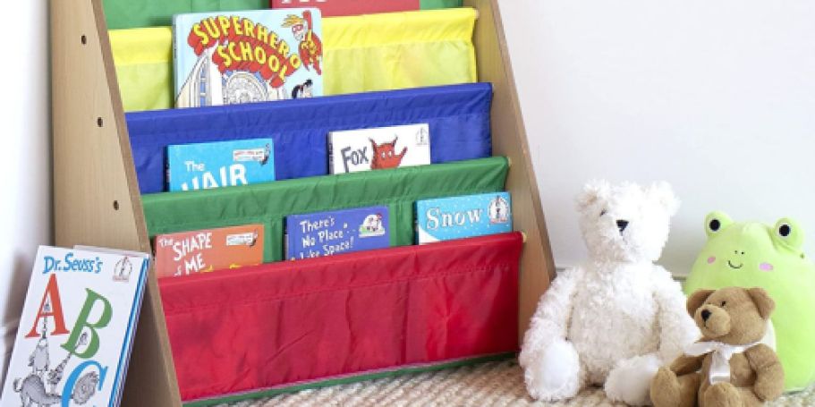 Multicolor Book Rack Only $17.99 Shipped for Prime Members – Perfect for Little Readers!
