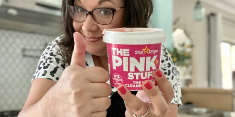 The Pink Stuff Cleaner 2-Pack Only $6.27 Shipped on Amazon – Just $3.14 Per Tub!