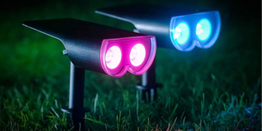 Smart Solar Lights 2-Pack Just $14.99 Shipped for Prime Members (Reg. $35)