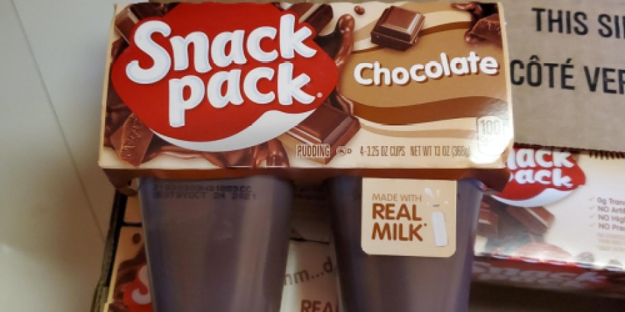 Snack Pack Pudding 4-Count Packs Only $1 Each at Walgreens