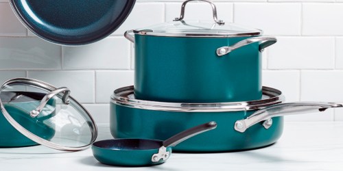 Blue Diamond Ceramic Nonstick Cookware 30-Piece Set Only $99 on Walmart.com (Regularly $199)