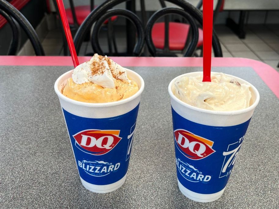 DQ Blizzard Pumpkin and Cinnamon Roll