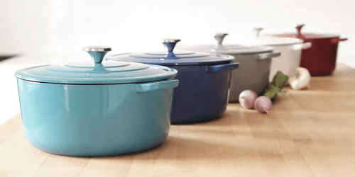 Cooks Cast Iron Dutch Ovens w/ Lid from $19.99 After Rebate on JCPenney.com (Regularly $100) | 5 Color Options