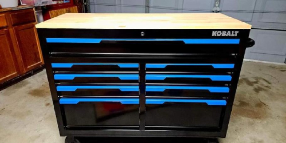 $100 Off Kobalt Work Bench w/ Power Strip & USB Ports on Lowes.com