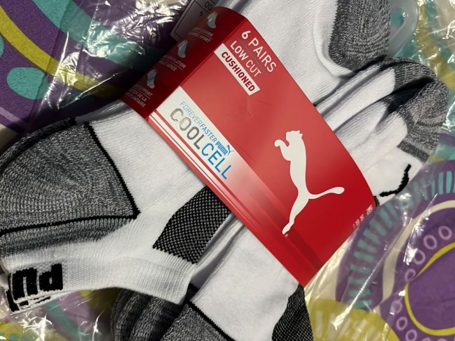 A pack of Puma Socks