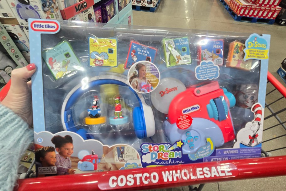 little tikes toy in cart